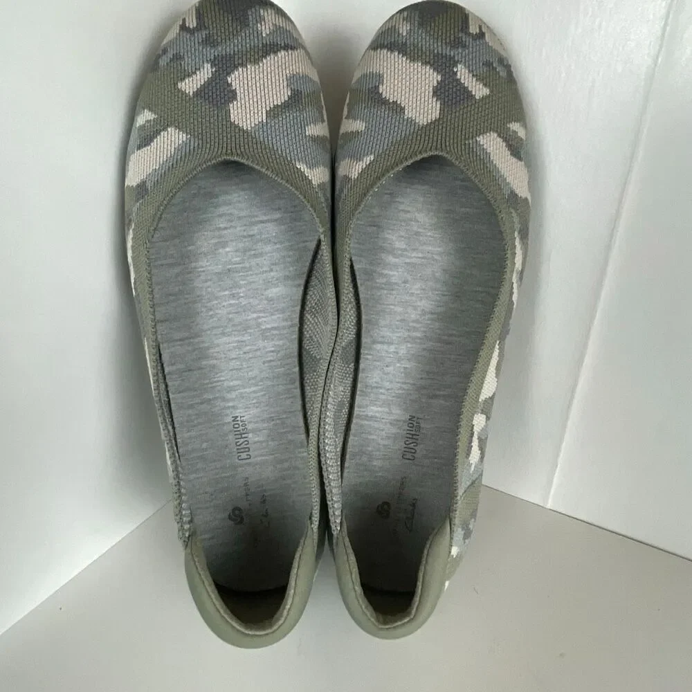 Clarks Carly Wish Ballet Flat Camouflage 6.5